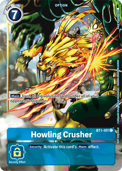 Howling Crusher [BT1-101] (Dash Pack) [Release Special Booster Ver.1.5 Promos] | Clutch Gaming