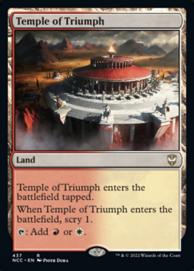 Temple of Triumph [Streets of New Capenna Commander] | Clutch Gaming