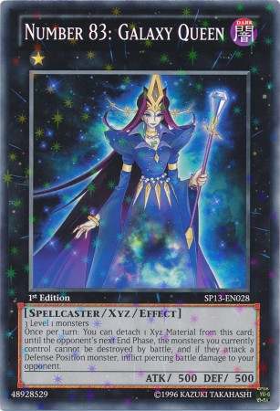 Number 83: Galaxy Queen [SP13-EN028] Starfoil Rare | Clutch Gaming