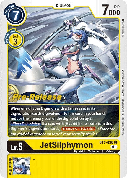 JetSilphymon [BT7-038] [Next Adventure Pre-Release Cards] | Clutch Gaming