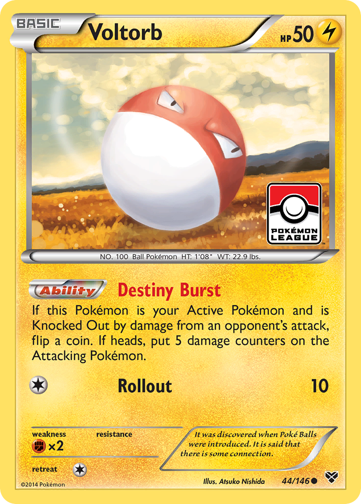 Voltorb (44/146) [XY: Base Set] | Clutch Gaming