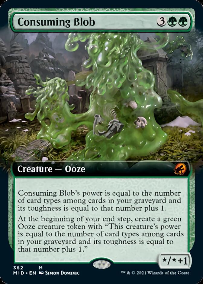 Consuming Blob (Extended Art) [Innistrad: Midnight Hunt] | Clutch Gaming