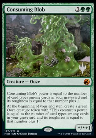 Consuming Blob (Promo Pack) [Innistrad: Midnight Hunt Promos] | Clutch Gaming