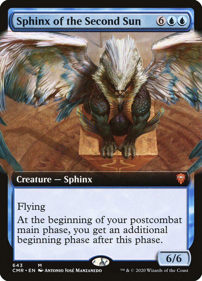 Sphinx of the Second Sun (Extended Art) [Commander Legends] | Clutch Gaming