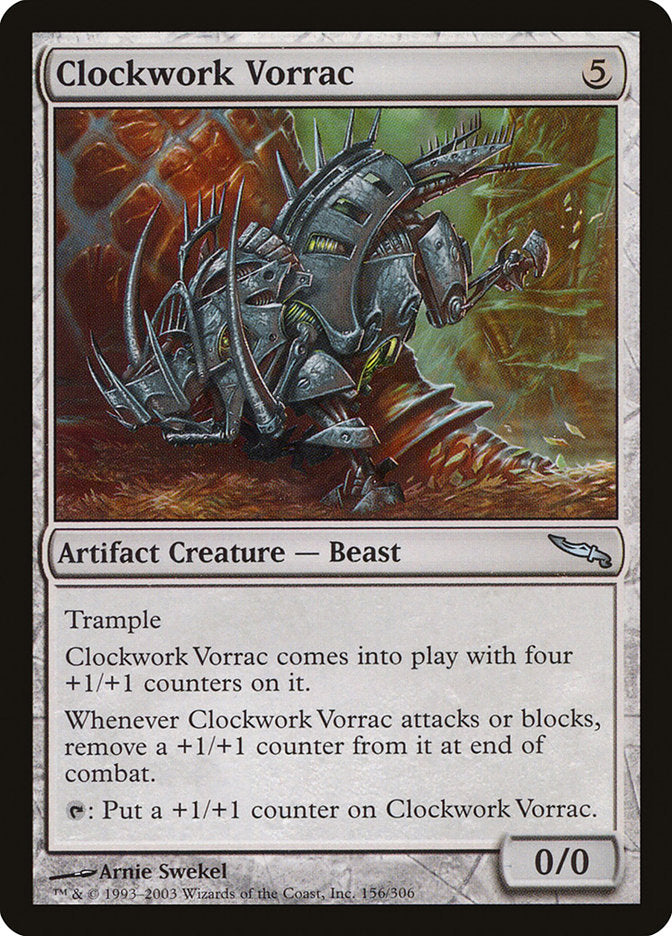 Clockwork Vorrac [Mirrodin] | Clutch Gaming