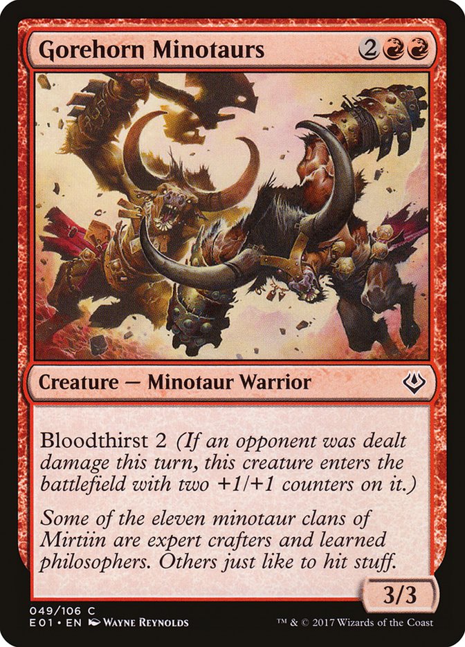 Gorehorn Minotaurs [Archenemy: Nicol Bolas] | Clutch Gaming