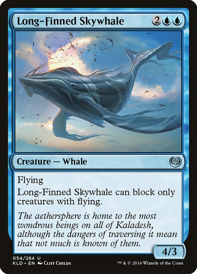 Long-Finned Skywhale [Kaladesh] | Clutch Gaming