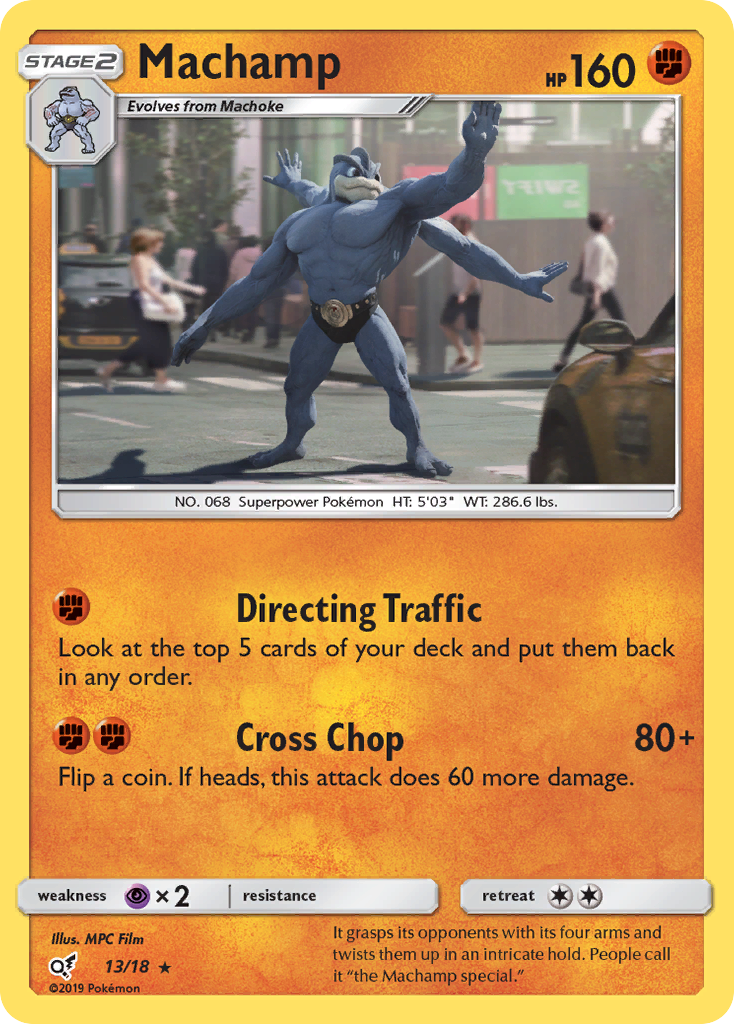 Machamp (13/18) [Sun & Moon: Detective Pikachu] | Clutch Gaming