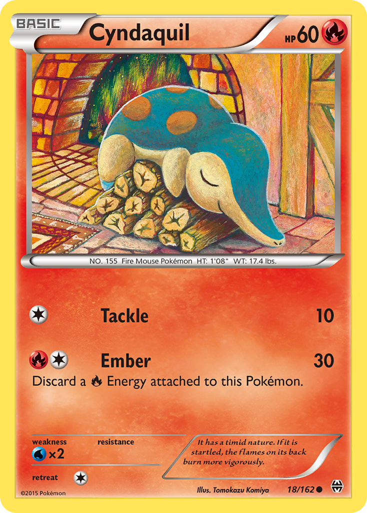 Cyndaquil (18/162) [XY: BREAKthrough] | Clutch Gaming