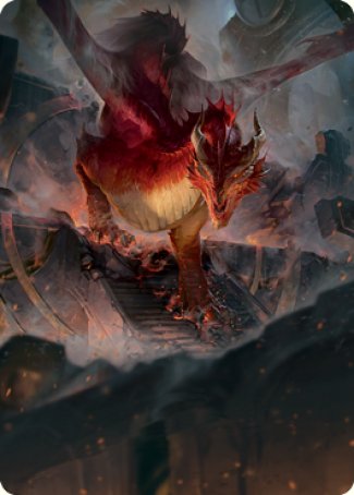 Red Dragon Art Card [Dungeons & Dragons: Adventures in the Forgotten Realms Art Series] | Clutch Gaming