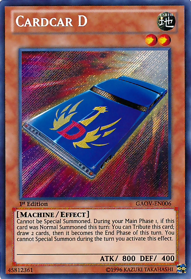 Cardcar D [GAOV-EN006] Secret Rare | Clutch Gaming