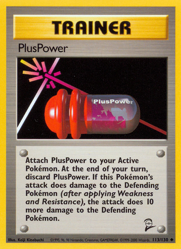 PlusPower (113/130) [Base Set 2] | Clutch Gaming