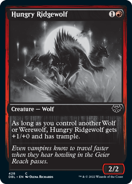 Hungry Ridgewolf [Innistrad: Double Feature] | Clutch Gaming