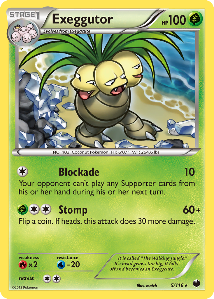 Exeggutor (5/116) [Black & White: Plasma Freeze] | Clutch Gaming