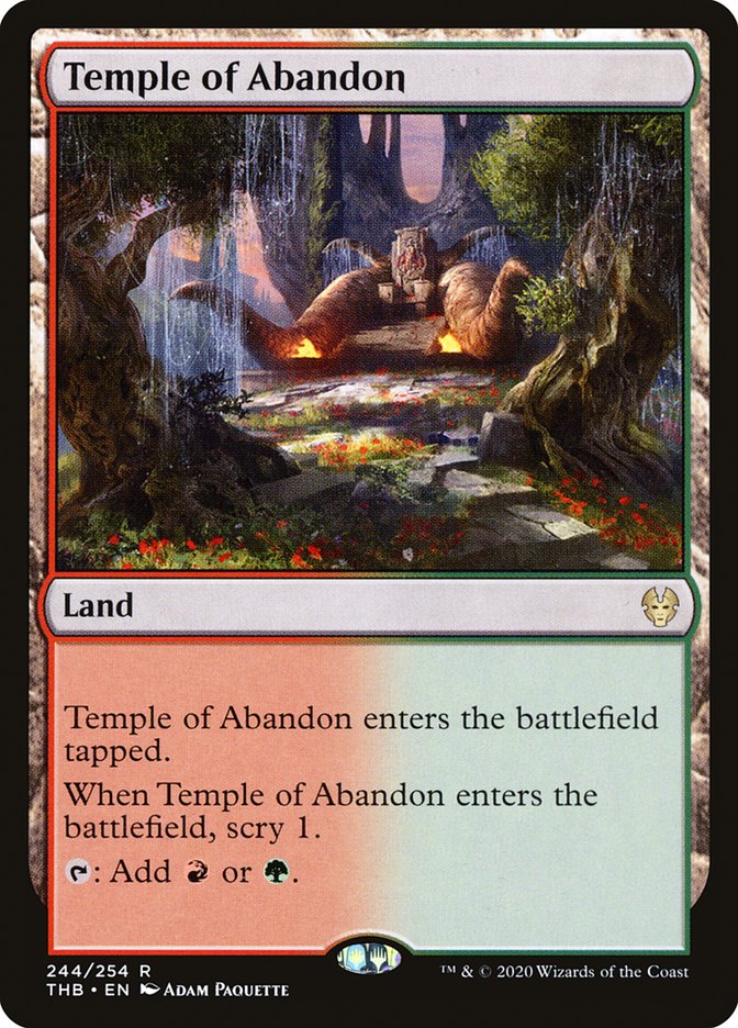 Temple of Abandon [Theros Beyond Death] | Clutch Gaming