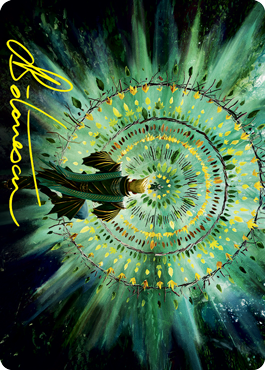 Verdant Mastery Art Card (Gold-Stamped Signature) [Strixhaven: School of Mages Art Series] | Clutch Gaming