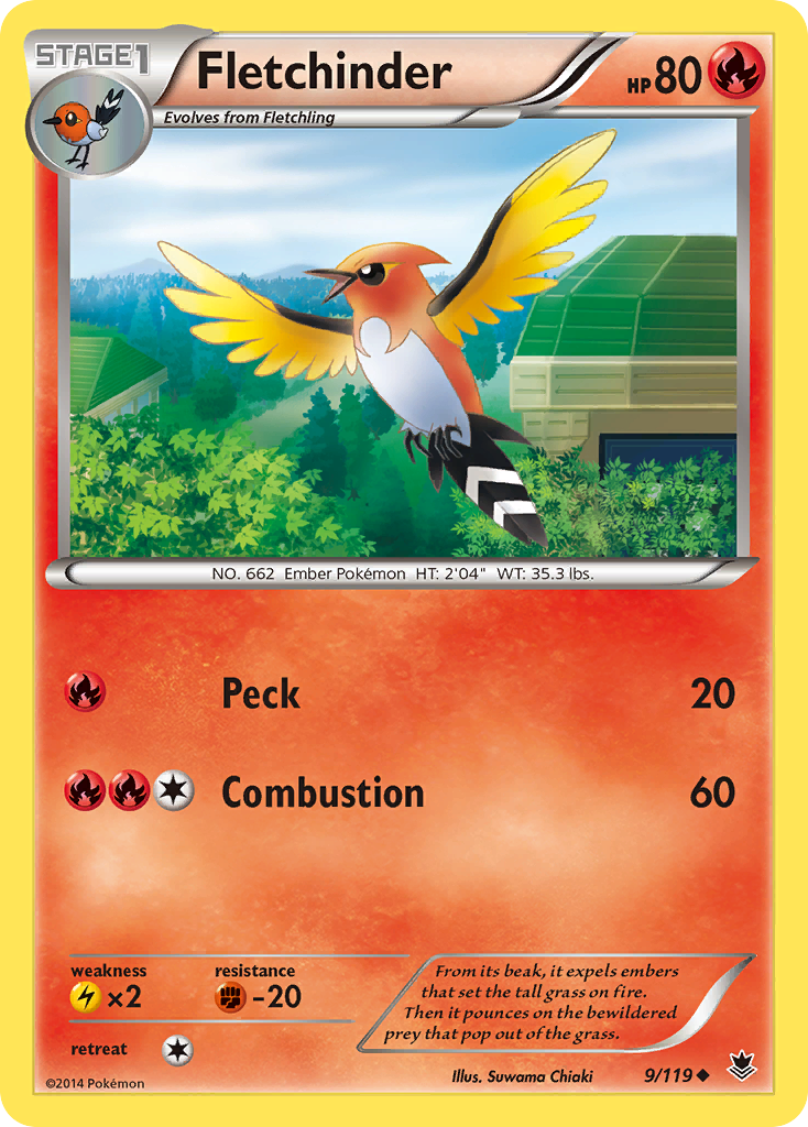 Fletchinder (9/119) [XY: Phantom Forces] | Clutch Gaming