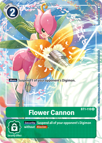 Flower Cannon [BT1-110] (Tamer's Evolution Box) [Release Special Booster Ver.1.0 Promos] | Clutch Gaming