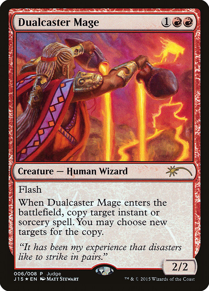 Dualcaster Mage [Judge Gift Cards 2015] | Clutch Gaming