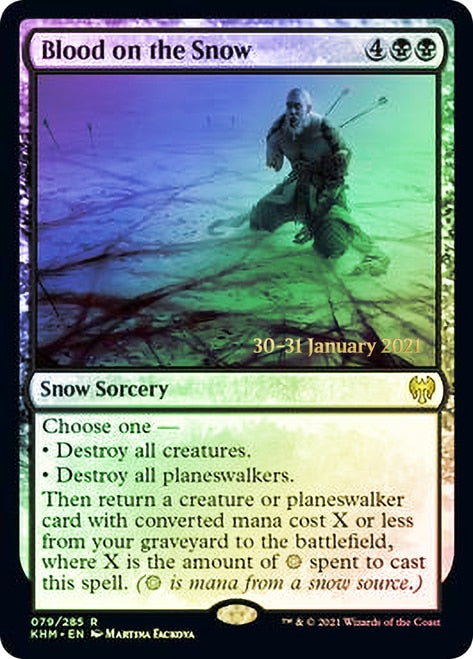 Blood on the Snow [Kaldheim Prerelease Promos] | Clutch Gaming