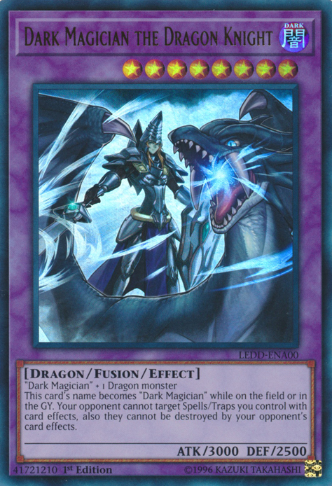 Dark Magician the Dragon Knight [LEDD-ENA00] Ultra Rare | Clutch Gaming