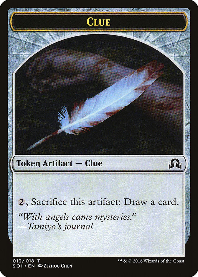 Clue Token (013/018) [Shadows over Innistrad Tokens] | Clutch Gaming