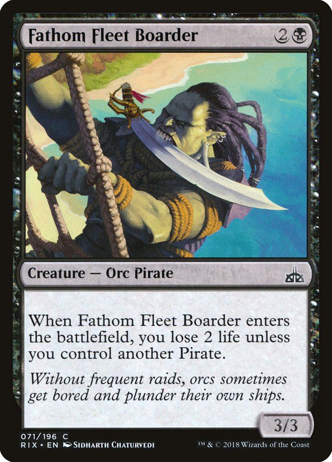 Fathom Fleet Boarder [Rivals of Ixalan] | Clutch Gaming