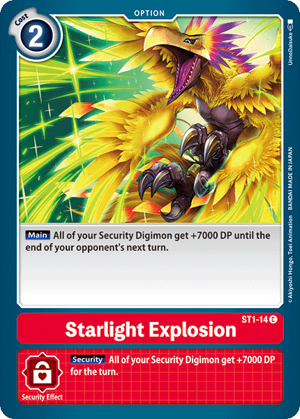 Starlight Explosion [ST1-14] [Starter Deck: Gaia Red] | Clutch Gaming