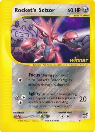 Rocket's Scizor (4) (Jumbo Card) [Best of Promos] | Clutch Gaming