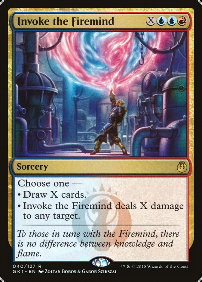 Invoke the Firemind [Guilds of Ravnica Guild Kit] | Clutch Gaming