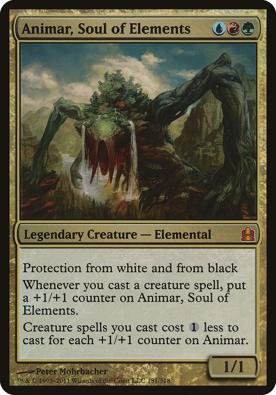 Animar, Soul of Elements (Oversized) [Commander 2011 Oversized] | Clutch Gaming