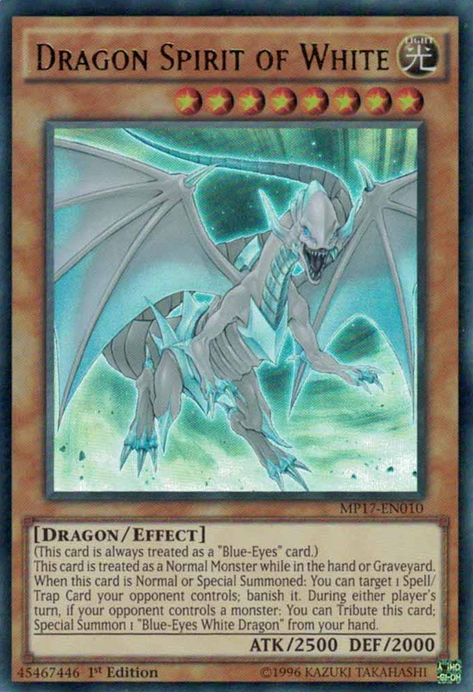 Dragon Spirit of White [MP17-EN010] Ultra Rare | Clutch Gaming