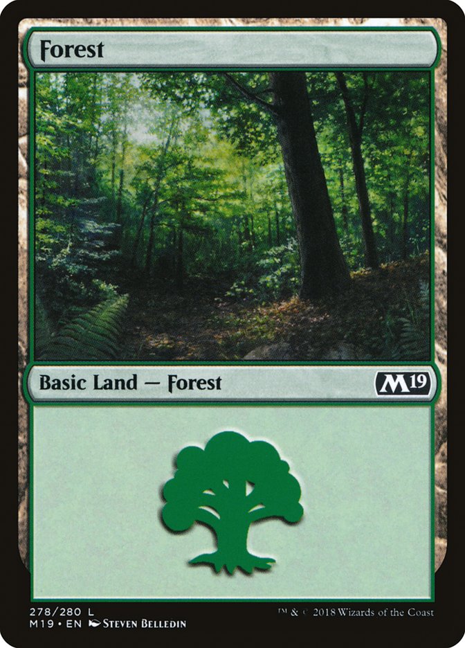 Forest (278) [Core Set 2019] | Clutch Gaming