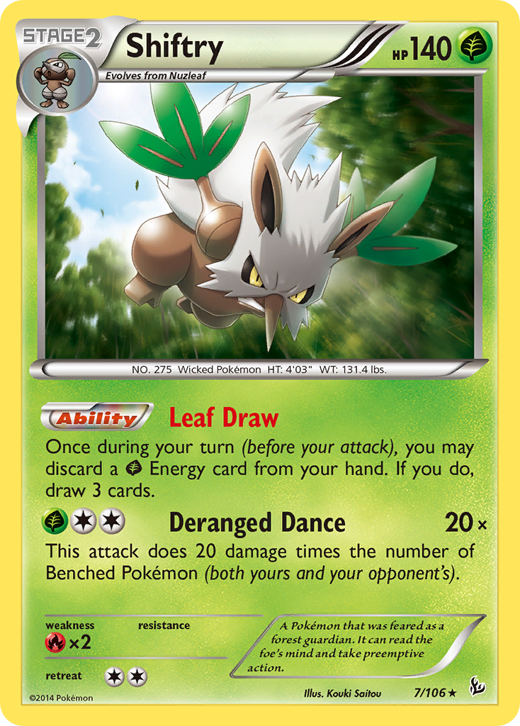 Shiftry (7/106) [XY: Flashfire] | Clutch Gaming