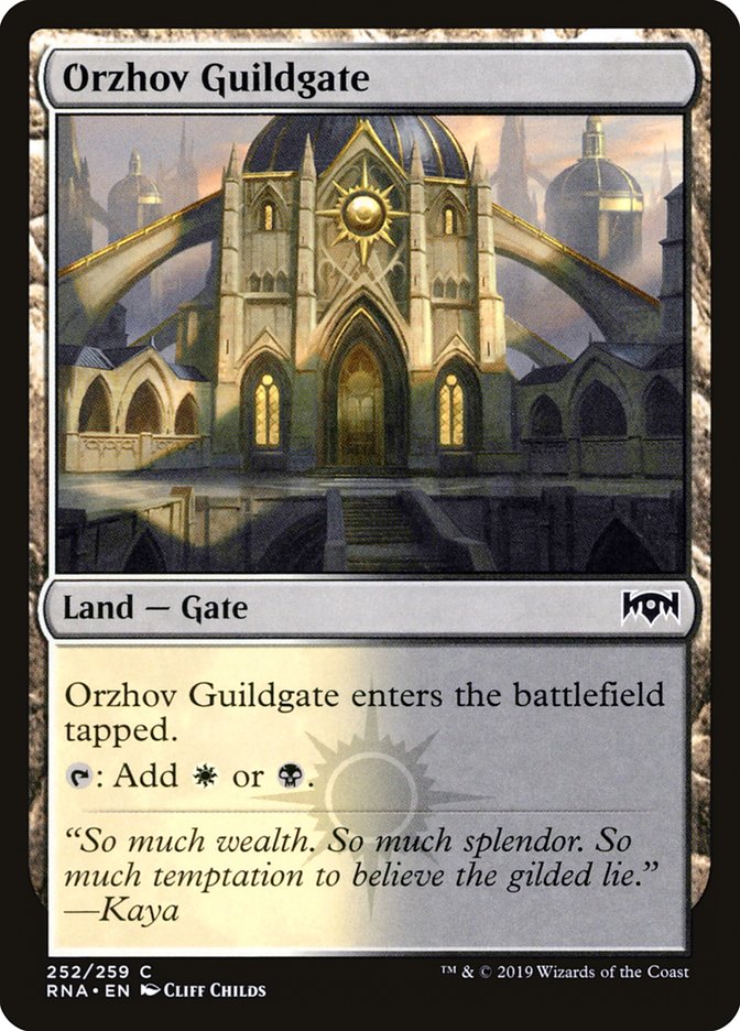 Orzhov Guildgate (252/259) [Ravnica Allegiance] | Clutch Gaming