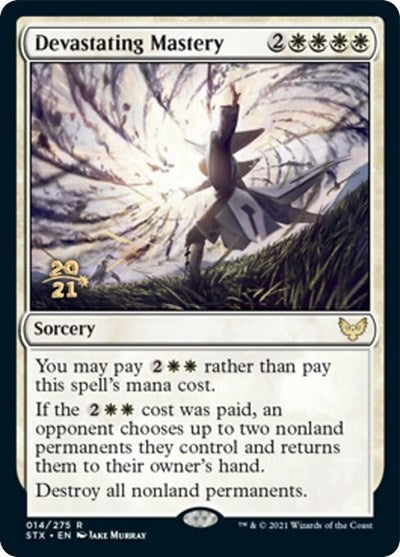 Devastating Mastery [Strixhaven: School of Mages Prerelease Promos] | Clutch Gaming