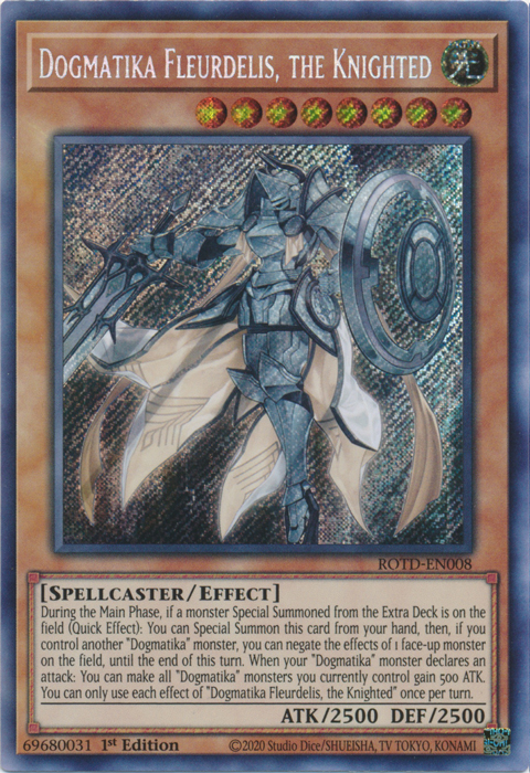 Dogmatika Fleurdelis, the Knighted [ROTD-EN008] Secret Rare | Clutch Gaming