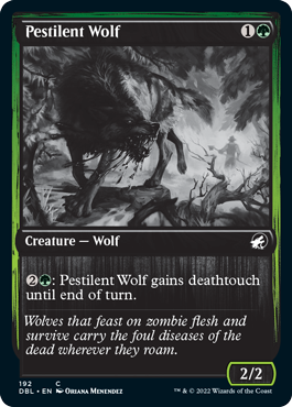 Pestilent Wolf [Innistrad: Double Feature] | Clutch Gaming