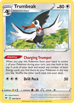 Trumbeak (144/185) [Sword & Shield: Vivid Voltage] | Clutch Gaming