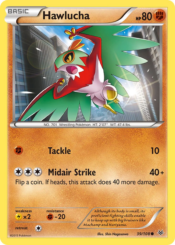 Hawlucha (39/108) [XY: Roaring Skies] | Clutch Gaming