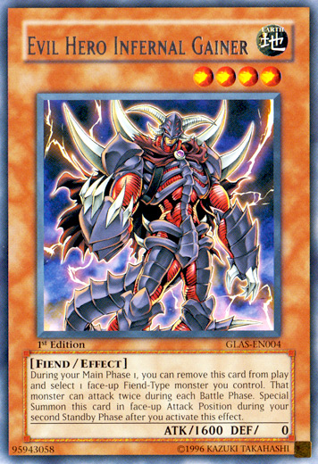 Evil Hero Infernal Gainer [GLAS-EN004] Rare | Clutch Gaming