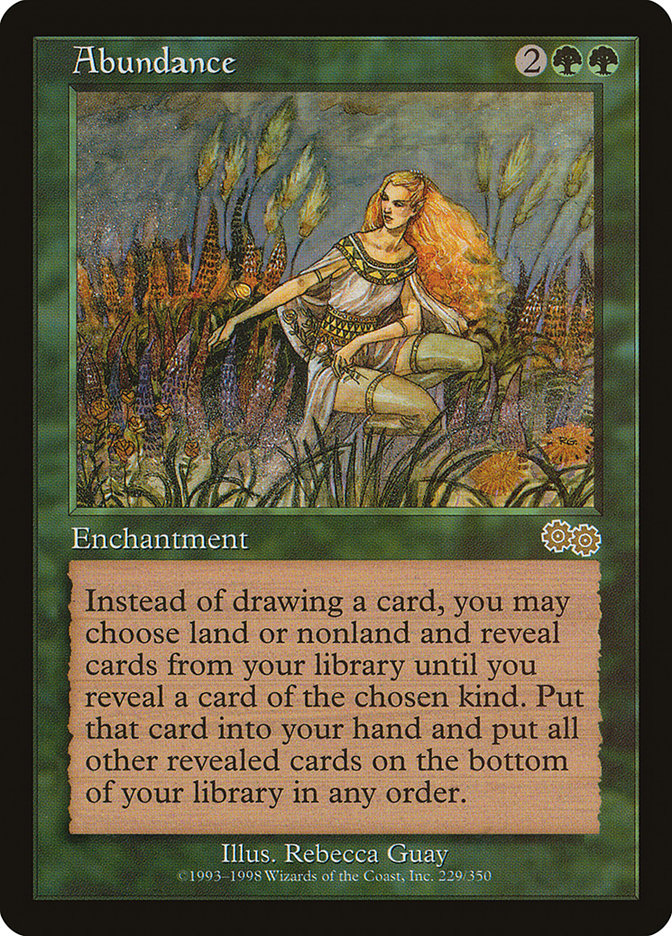 Abundance [Urza's Saga] | Clutch Gaming