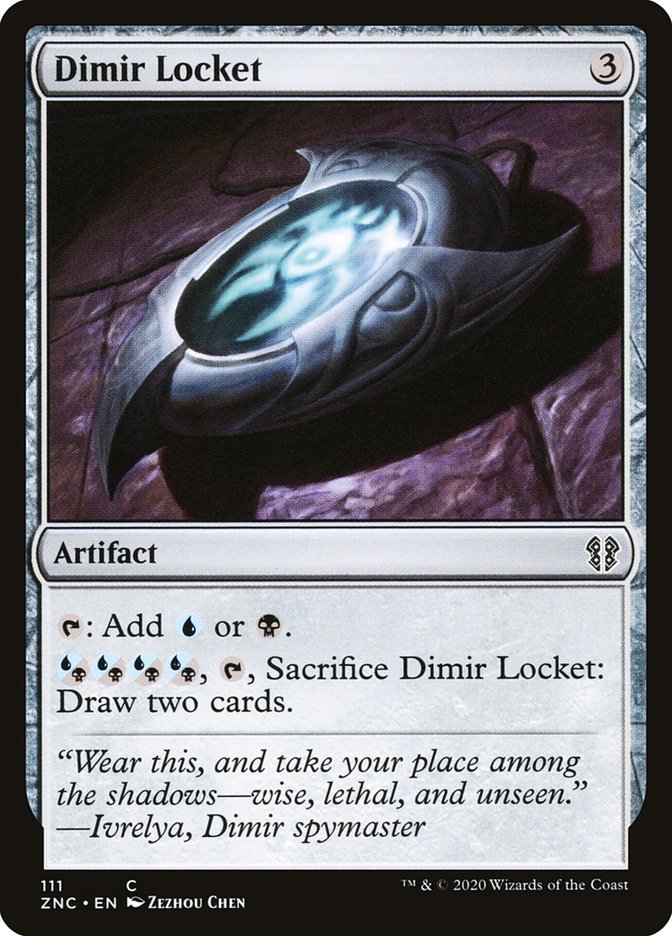 Dimir Locket [Zendikar Rising Commander] | Clutch Gaming