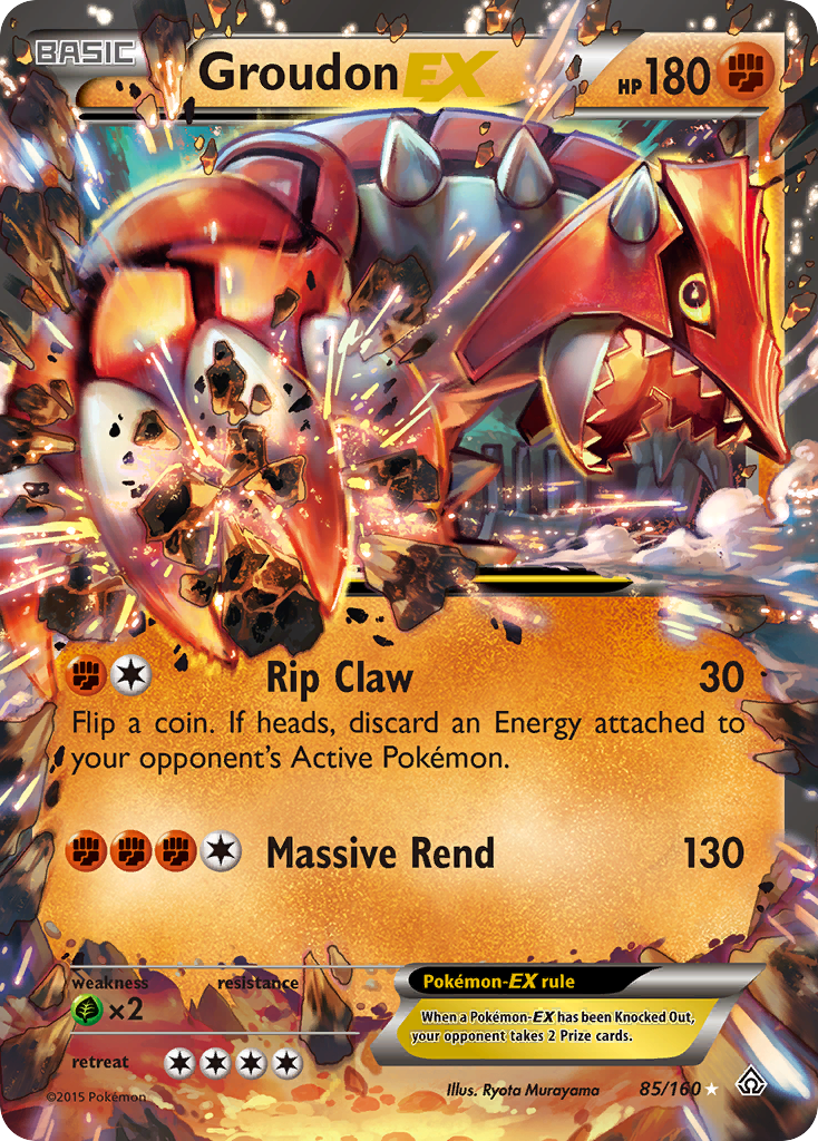 Groudon EX (85/160) [XY: Primal Clash] | Clutch Gaming