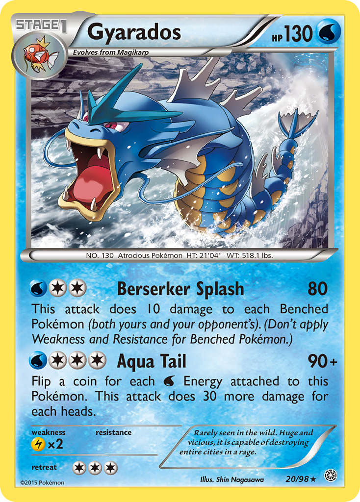 Gyarados (20/98) [XY: Ancient Origins] | Clutch Gaming