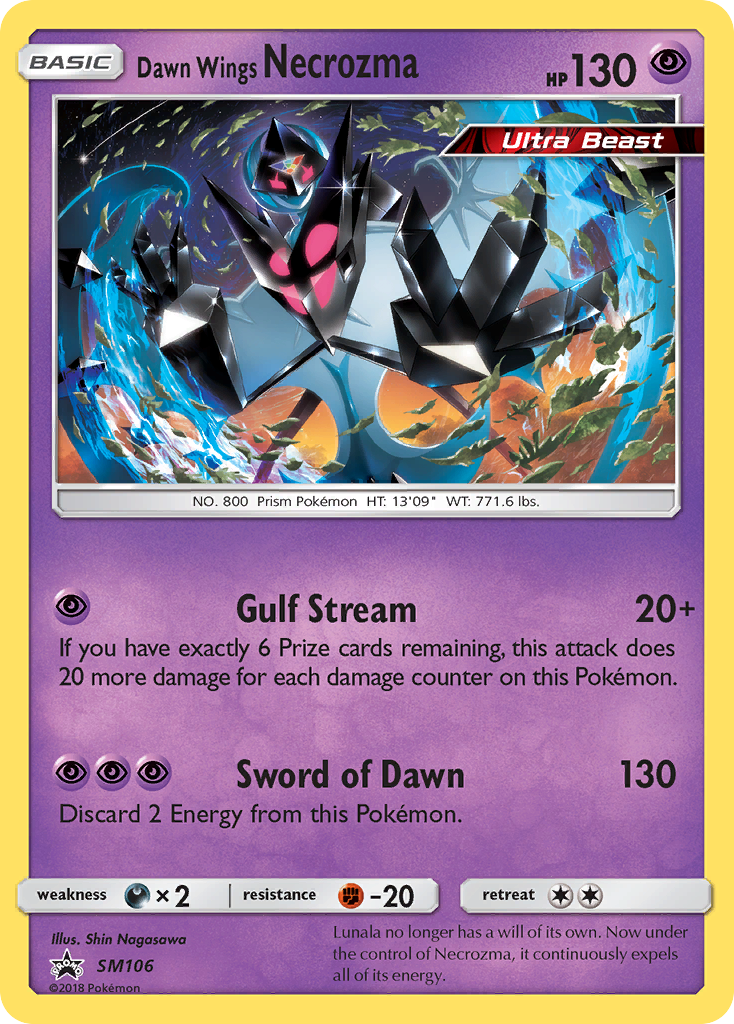 Dawn Wings Necrozma (SM106) [Sun & Moon: Black Star Promos] | Clutch Gaming