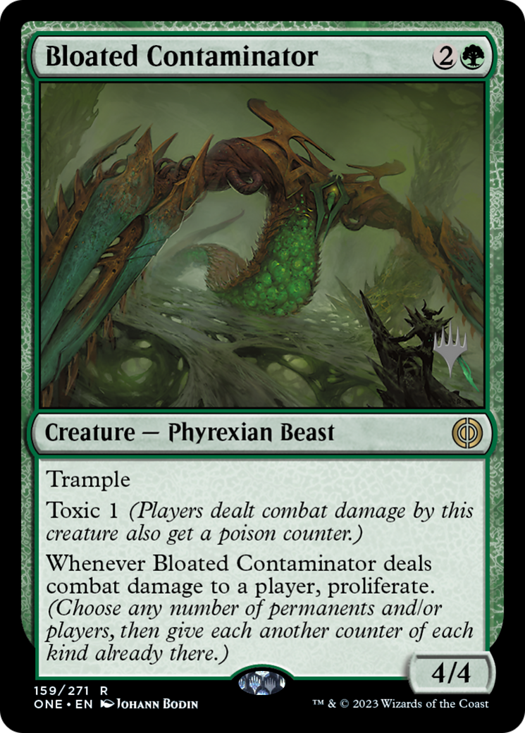 Bloated Contaminator (Promo Pack) [Phyrexia: All Will Be One Promos] | Clutch Gaming