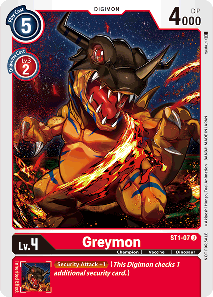 Greymon [ST1-07] (Alternate Art) [Starter Deck: Gaia Red] | Clutch Gaming