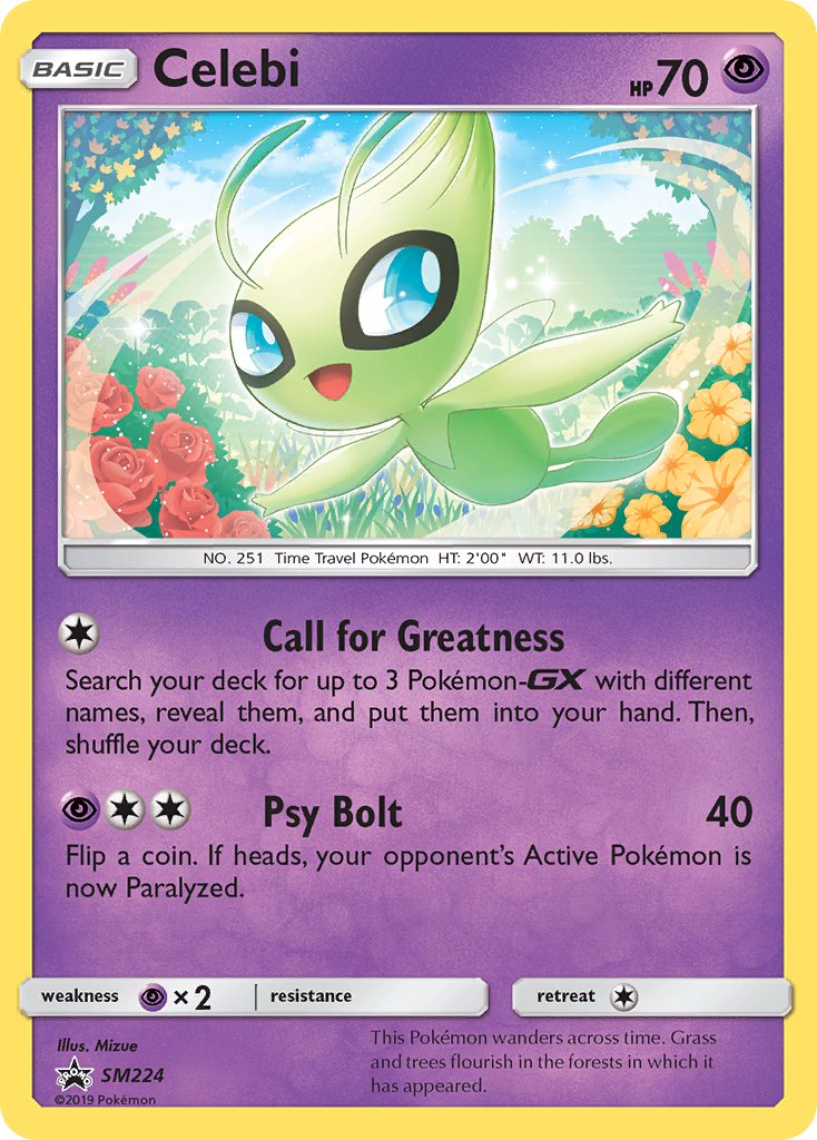 Celebi (SM224) [Sun & Moon: Black Star Promos] | Clutch Gaming