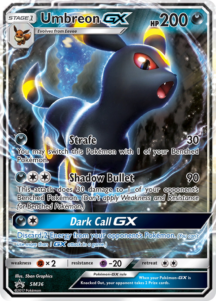 Umbreon GX (SM36) [Sun & Moon: Black Star Promos] | Clutch Gaming